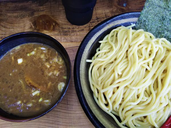 「つけ麺（中）￥900」@以心麺心の写真