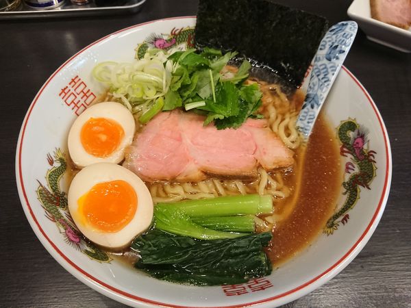 「味玉醤油 850円」@中華麺きなりの写真