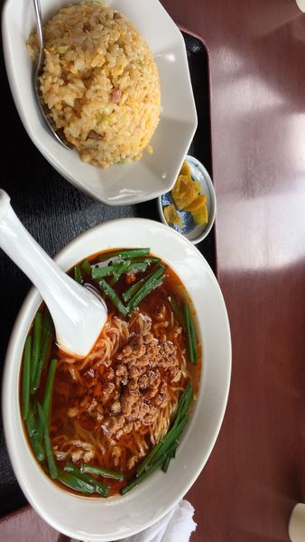 「台湾ラーメン チャーハンセット」@台湾料理 福源の写真