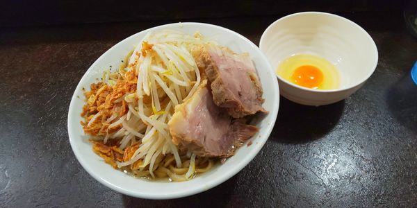 「汁なしそば、野菜、ニンニク」@ぶたけん。の写真