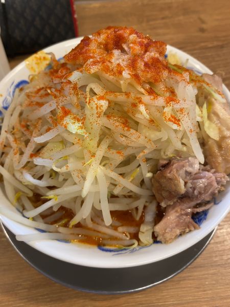 「辛ラーメン　全増し」@ジャンクガレッジ 東大宮店の写真