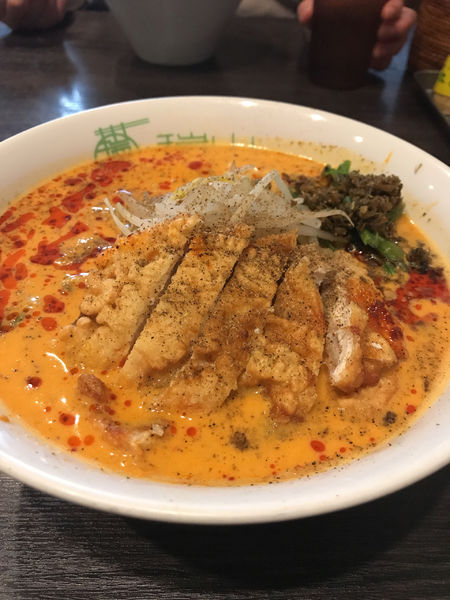 「[限定] 炸子鶏担々麺」@中華蕎麦 瑞山（ZUIZAN）の写真