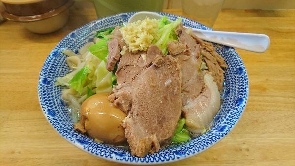 「らーめん(並)＋にんにく＋しょうが」@らーめん きじとらの写真