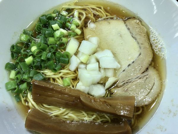 「煮干しラーメン」@ラーメン 庵の写真