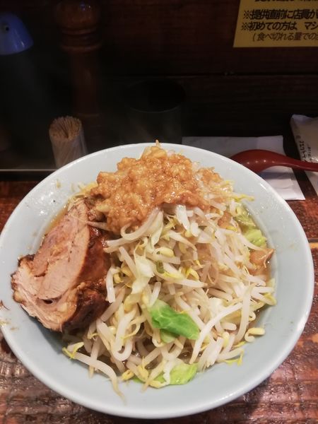 「小ラーメン　800円」@立川マシマシの写真