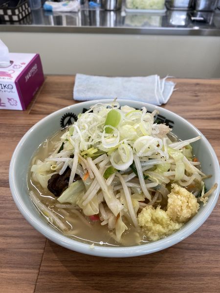 「タンメン＋ネギ・生姜・ニンニク」@飯村製作所の写真