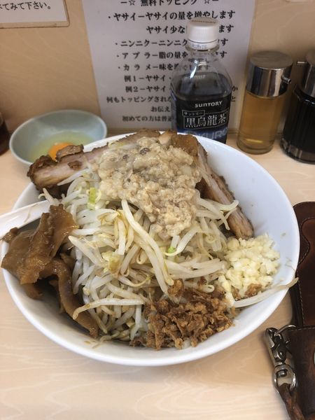 「油そば」@自家製ラーメン 大者の写真