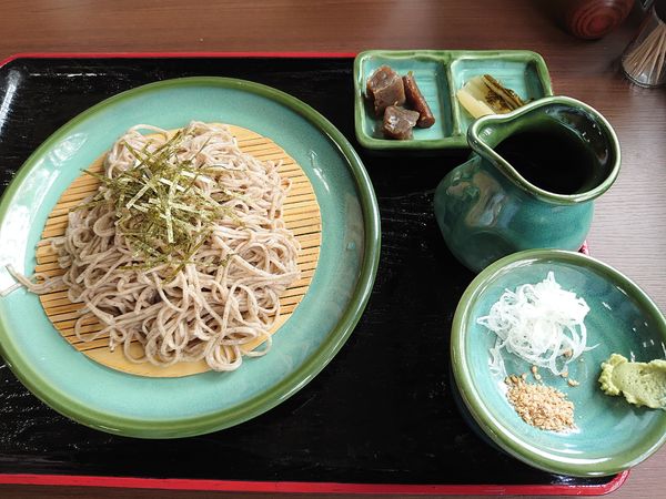 「ざるそば(単品)900円」@ガーデンハウス有隣の写真