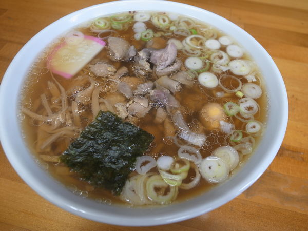 「モツらあめん…650円」@梅屋の写真