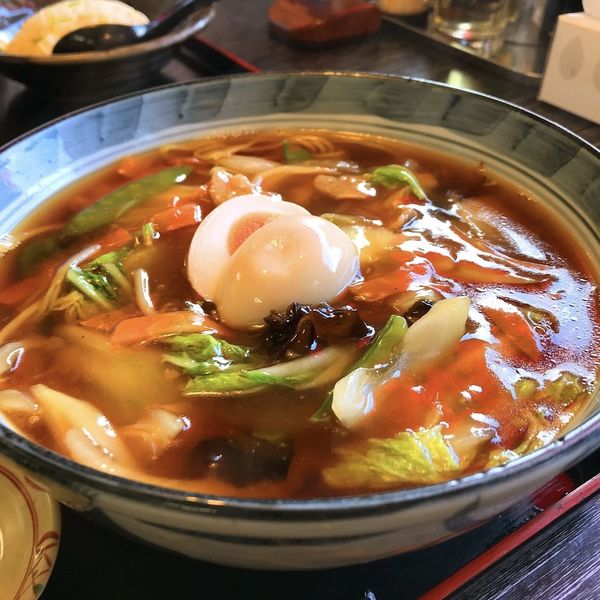 「うま煮らーめん」@らいもん 茂原店の写真