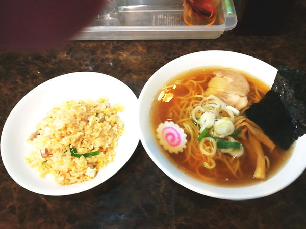 「ひがしセット（830円）」@らーめん超ひがし皐月の写真