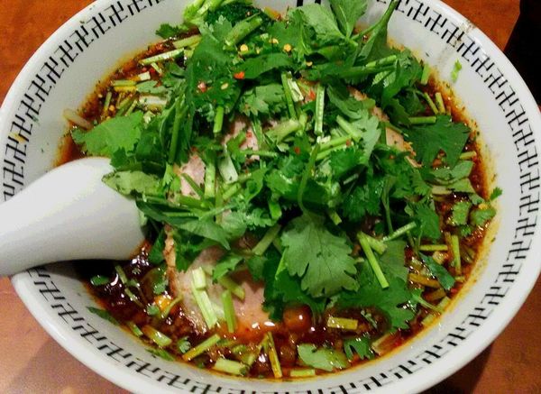 「スパイスパクチーラーメン」@スパイス・ラー麺 卍力 秋葉原店の写真