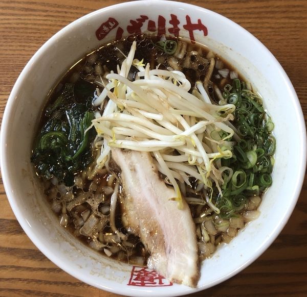 「焦がし醤油らーめん」@八番山 博多ラーメン ばりきや 伊勢崎店の写真