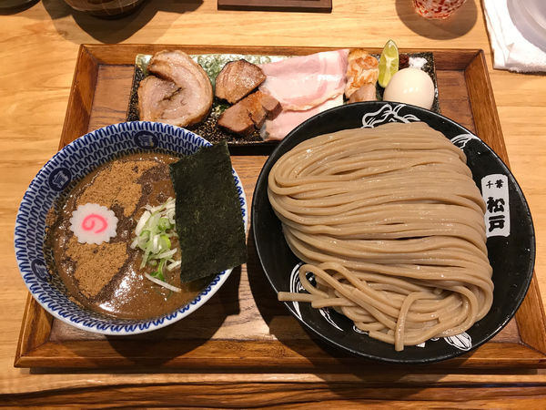 「つけ麺大　特製トッピング」@中華蕎麦 とみ田の写真
