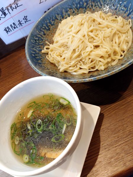 「ガゴメ昆布の冷やし白醤油つけ麺」@麺や ひなた 塚口店の写真