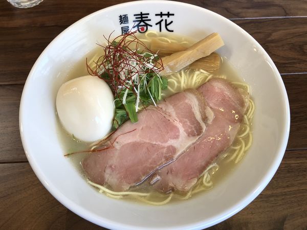 「鶏SOY煮玉子　￥１０００」@麺屋 春花の写真