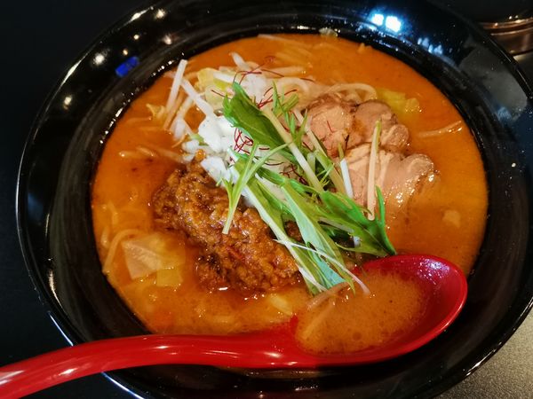 「仔羊スパイシー味噌ラーメン」@麺ダイニング 山壱の写真