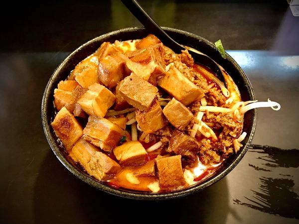 「極濃坦々麺MarkIIツインカム+ゴロゴロ肉倍盛り」@呵呵の写真