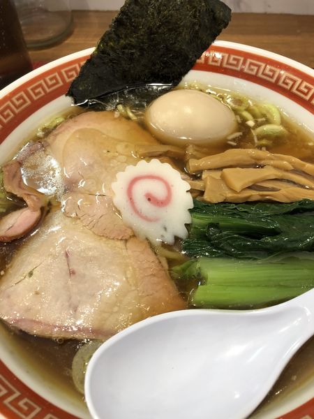 「中華そば＋味玉」@麺創庵 砂田の写真