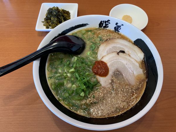 「ネギごまラーメン 830円」@ラーメン暖暮 那覇牧志店の写真
