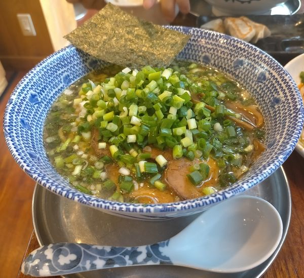 「塩ラーメン+青ねぎトッピング」@麺屋 ゆや軒の写真