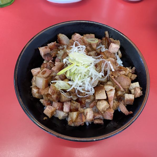 「チャーシューマブシ ¥250 (ライス¥50券＋現金200)」@田上家の写真