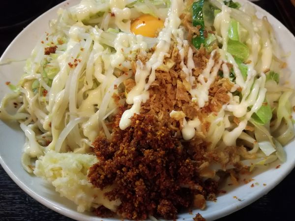 「【限定】しお汁なし:980円(大盛100円、麺増し700g)」@豚星。の写真