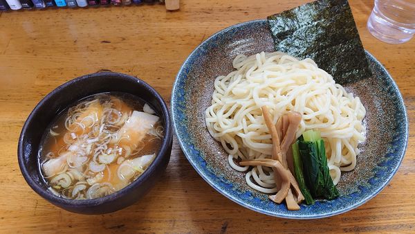 「つけ麺 870円 + ミニチャーシュー丼 290円」@麺屋信玄の写真