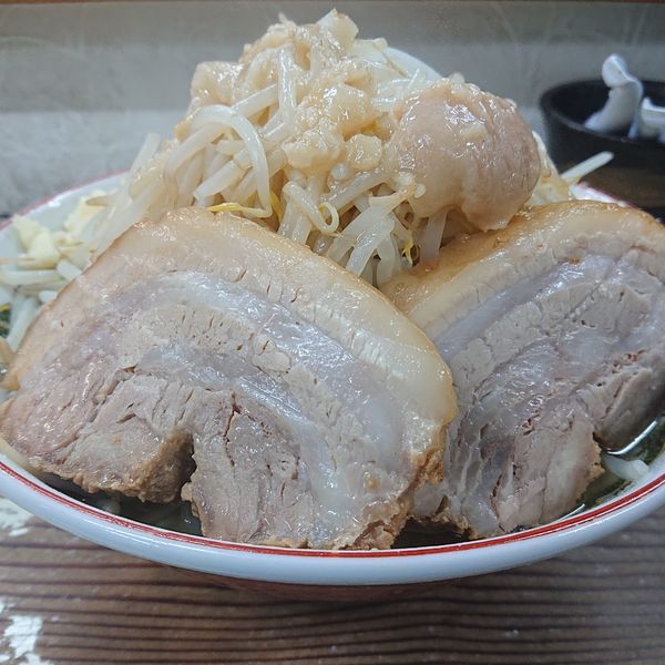 「ラーメン中650円、豚増し100円」@手打 手綱の写真