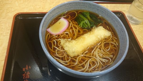 「イカ天そば」@小諸そば 水道橋駅前店の写真