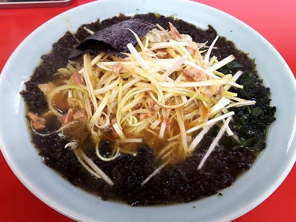 「岩のりネギラーメン中盛」@ラーメンショップ 寒川西店の写真