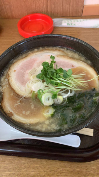 「にごり中華そば(ちゃあしゅうのせ)」@和だし中華そば 田舎屋の写真