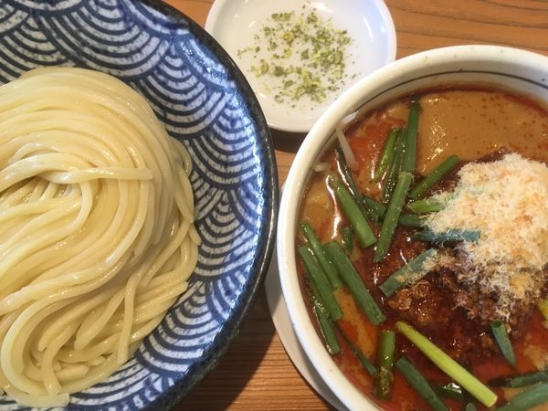 「つけそば辛胡麻 1000円」@麺 一直の写真
