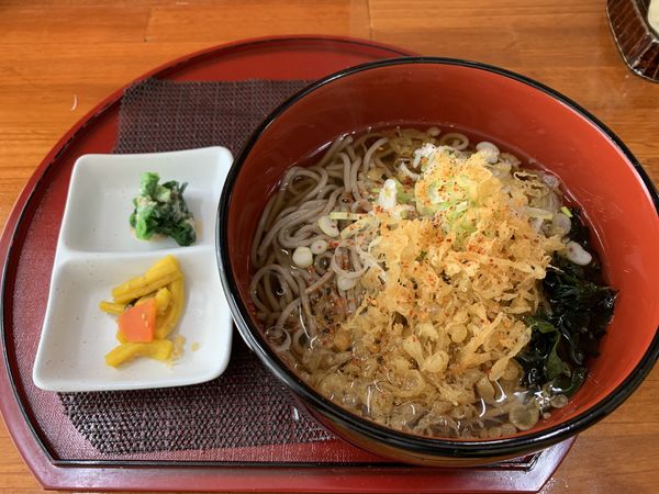 「かけそば 420円」@富久屋の写真