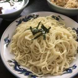 つけめん、ラーメン、半チャーハン