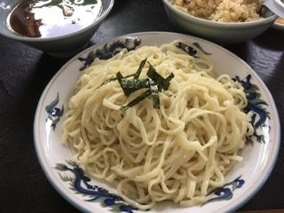 「つけめん、ラーメン、半チャーハン」@丸長 宮原店の写真