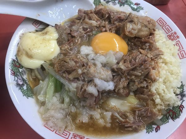 「ホルモンまぜそば【バカ愛モデル】」@ぬ〜どる専門店 バカみたいに愛してたの写真