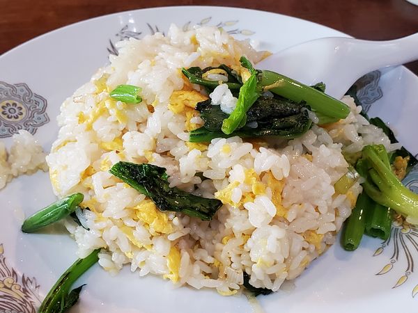 「ほうれん草チャーハン」@雲海 宮元町店の写真