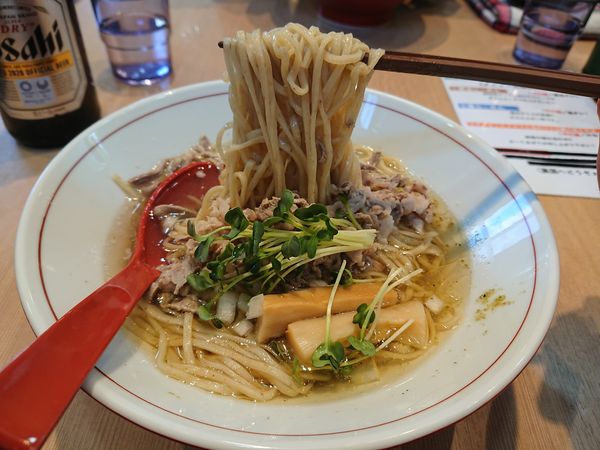 「【限定】冷た～い！山椒塩SOBA～牛しゃぶのせ～850円」@拉麺 イチバノナカの写真