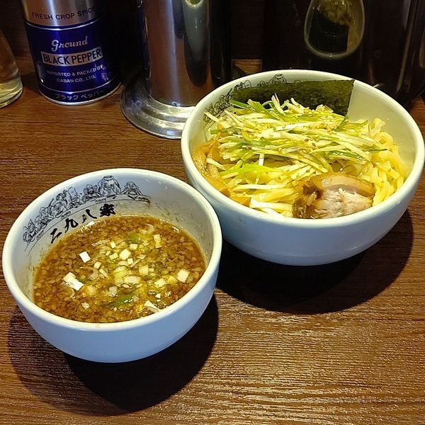 「魚介豚骨ねぎつけ麺(大盛)」@二九八家 いわせの写真
