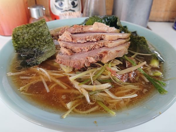 「ネギチャーシューメン(小)」@ラーメンショップ 的場店の写真