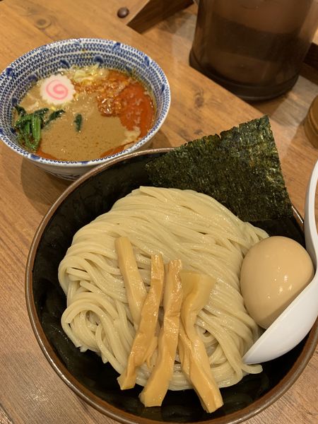 「担々つけ麺 並 830円 味玉」@舎鈴 ビーンズ武蔵浦和店の写真