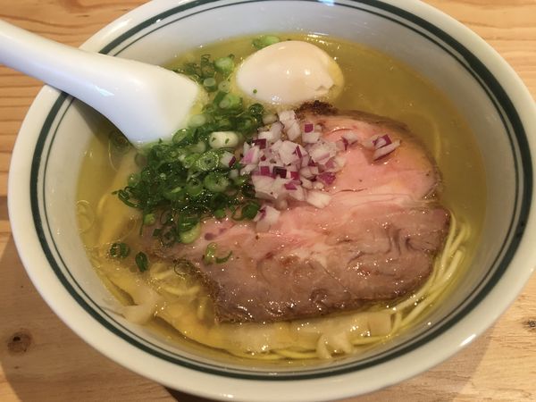 「RAGEそば（塩）＋味玉」@麺尊RAGE RENEGADESの写真