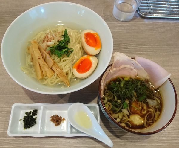 「特製蜆昆布水つけ麺(醤油)」@中華そば 和渦 TOKYOの写真