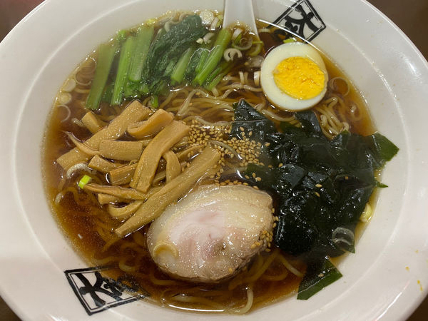 「ラーメンと半チャーハン」@名代ラーメン大吉の写真