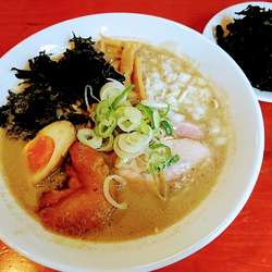 【期間限定】鯵煮干しの荒炊きそば(中)＋ばらのり