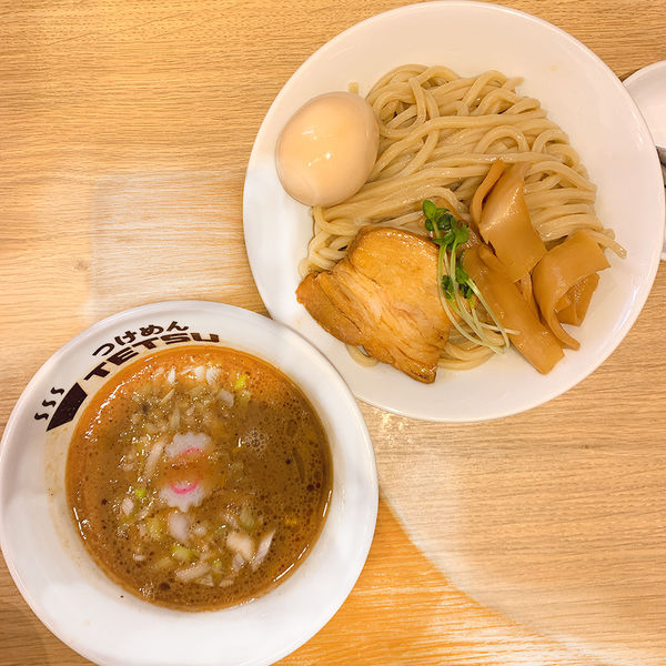「味玉つけめん 並盛」@つけめんTETSU 横浜ランドマークプラザ店の写真