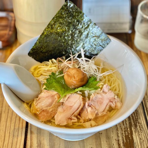 「冷たい昆布の塩らー麺　1000」@昆布の塩らー麺専門店 MANNISHの写真