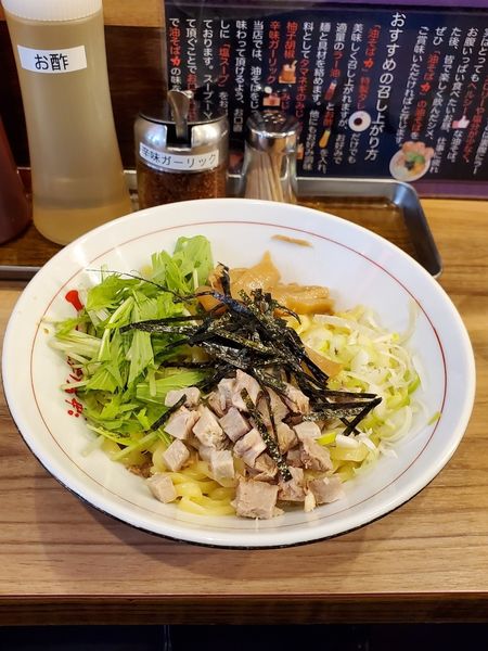 「油そば　しょう油　並」@油そば 力の写真