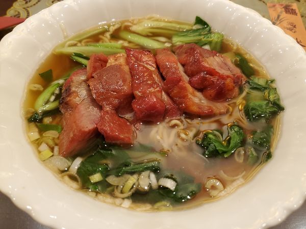 「叉焼湯麺」@状元樓 本店の写真